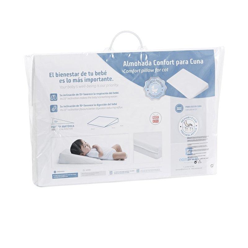 Cuña antireflujo Almohada Cuna Cuña Bebé Confort Premium Cambrass - Nanetes #